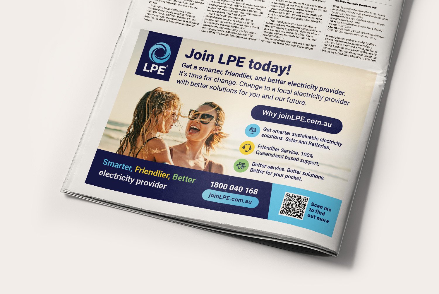 LPE newspaper advertisement