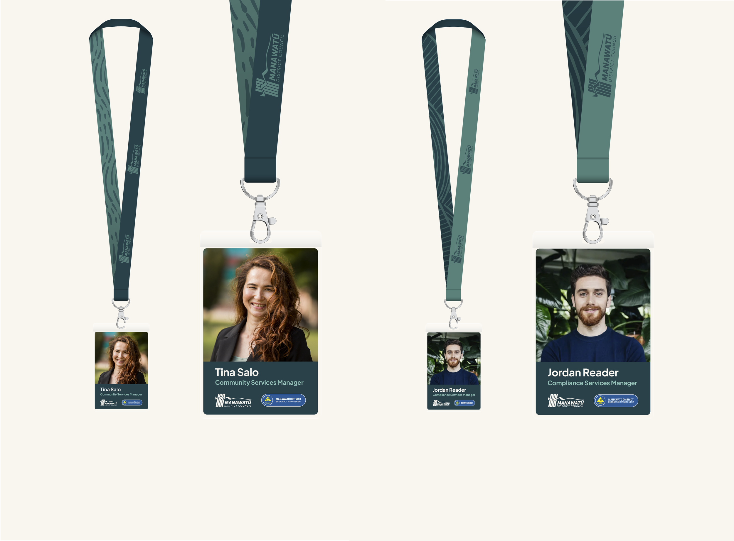Manawatū District Council ID cards and lanyards